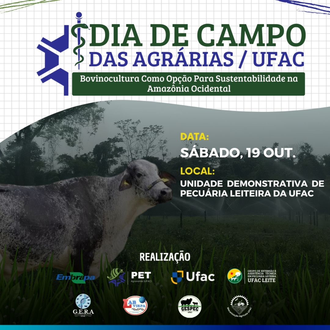 Dia de Campo movimenta Unidade Demonstrativa de Pecuária Leiteira da UFAC neste sábado