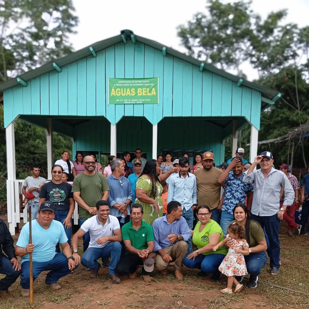 Brasiléia: Associação Águas Belas inaugura, com grande festa, barracão que servirá como sede