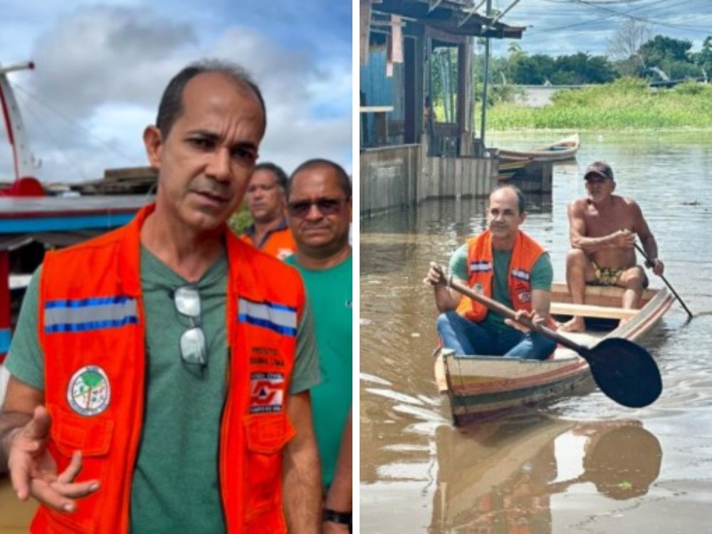 Zequinha Lima decreta emergência após cheia do Rio Juruá, em Cruzeiro do Sul