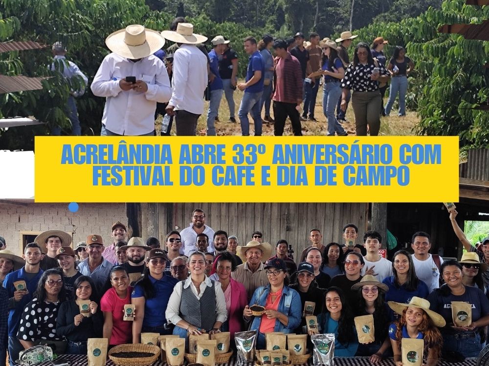 Acrelândia abre festejos do seu aniversário dentro de lavouras exaltando sua potência agrícola