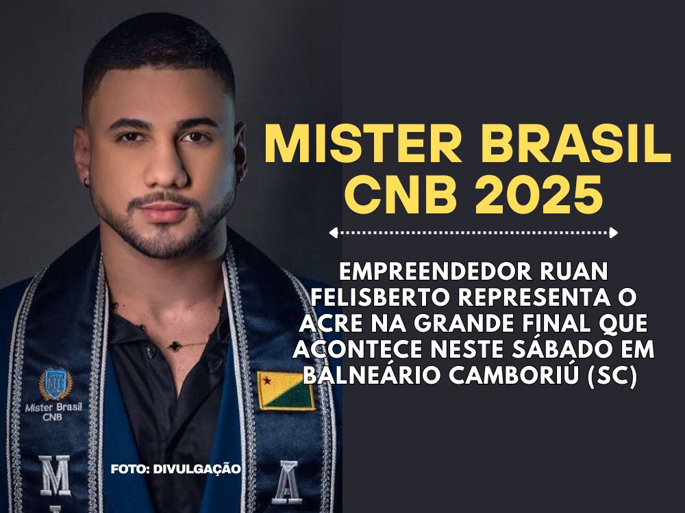 Empreendedor Ruan Felisberto disputa, hoje, em SC, o título de homem mais bonito do Brasil