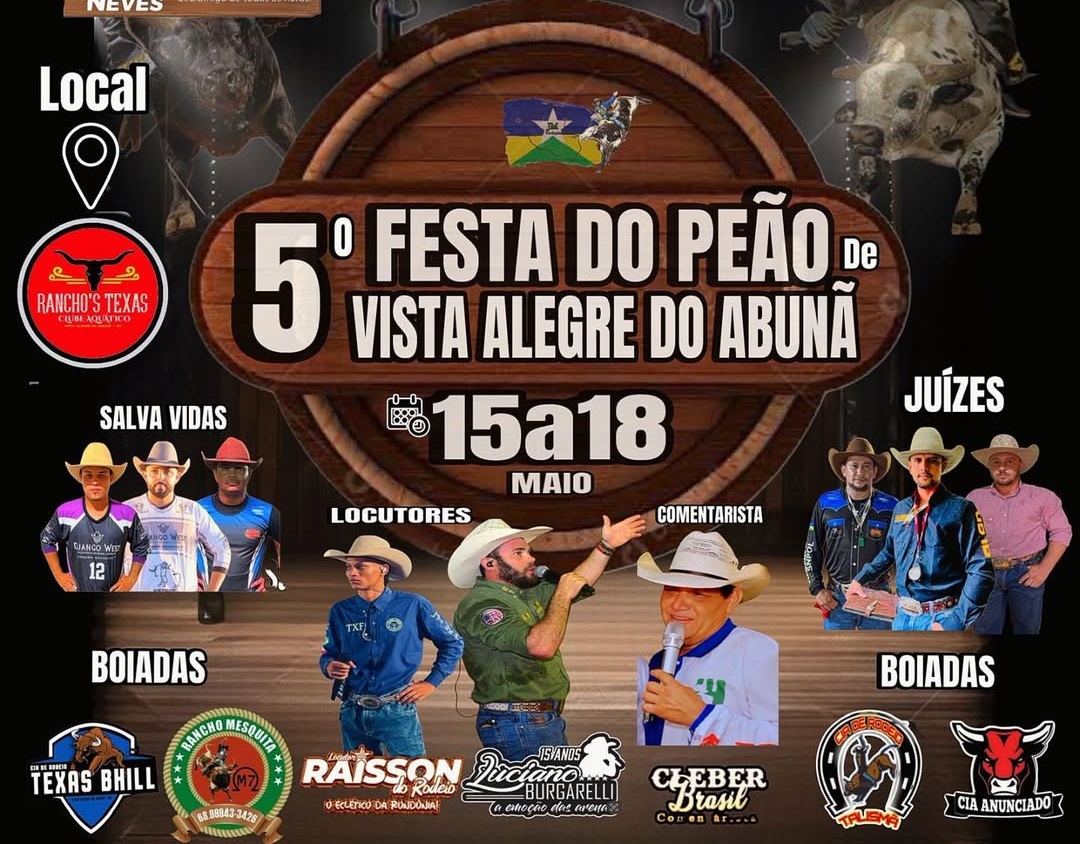 Vista Alegre do Abunã se prepara para a maior festa de peão da região