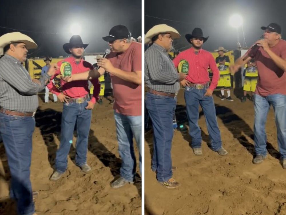 Durante Duelo de Tropeiros, ASPRT presta homenagem ao locutor Big Boy, referência regional dos rodeios