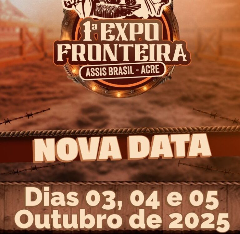 Mudança de planos! “Expo Fronteira agora será em outubro”, anuncia direção