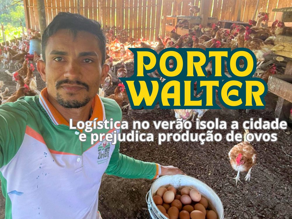 No Acre, granja cai de 3.500 para 1.600 aves por falta de acesso: Produtor desabafa