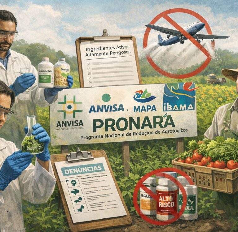 Publicadas no DOU as prioridades do Programa Nacional de Redução de Agrotóxicos até 2027