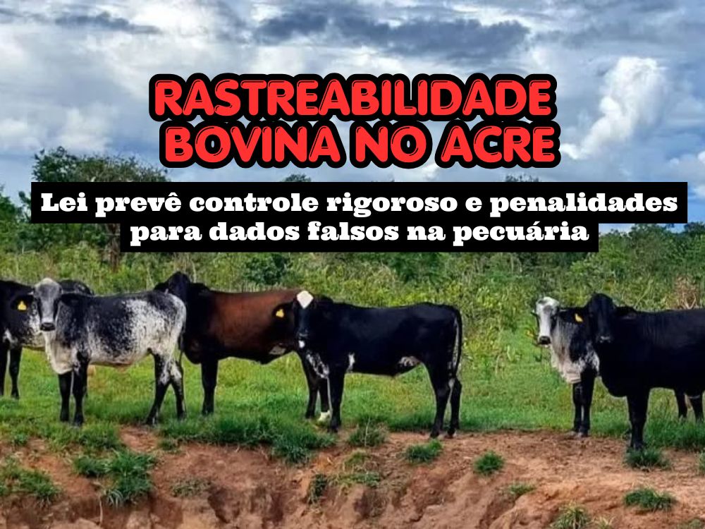 Acre cria programa para “atualizar” cadastro do rebanho e ampliar controle sanitário