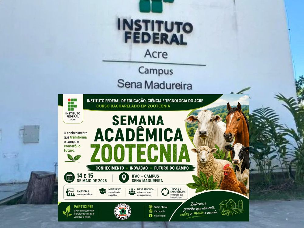 Sena Madureira recebe evento acadêmico do IFAC voltado ao desenvolvimento da Zootecnia