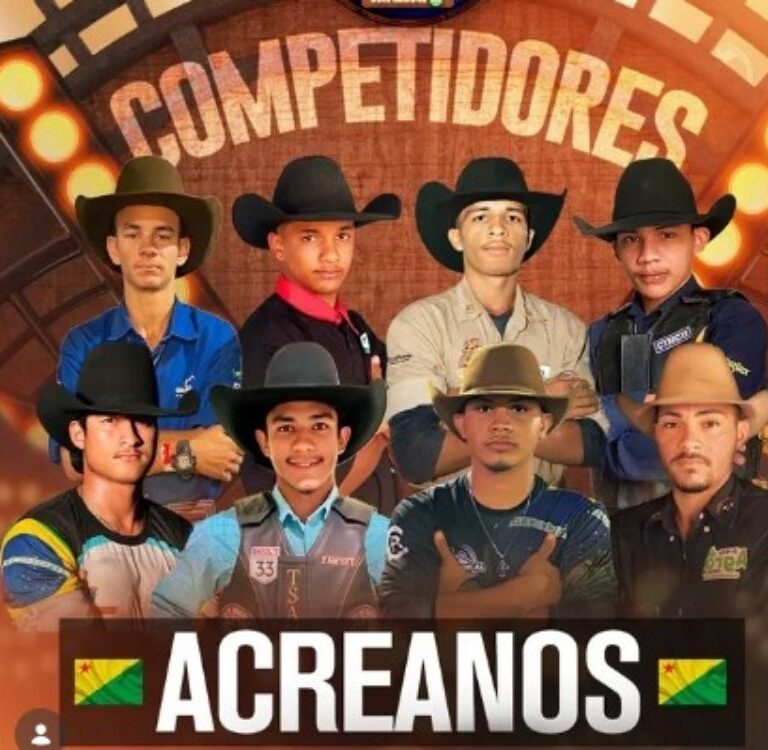 Grupo de competidores acreanos vai representar o estado em rodeio da EXPONOVA