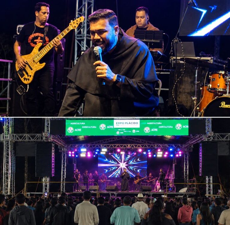 Frei Renan Barros abre programação musical da Expo Plácido com noite de fé e louvor