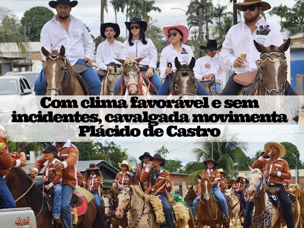 Com espírito de união, Expo Plácido arrasta multidão para uma das maiores cavalgadas da região