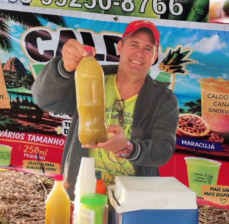 De maracujá a hortelã: caldo de cana gourmet chama atenção na 5ª Feira do Agro de Plácido de Castro