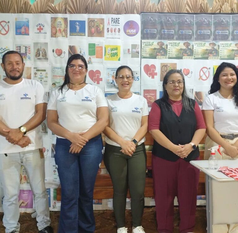 Atendimento preventivo marcou atuação da Saúde na 5ª Feira do Agro de Plácido de Castro
