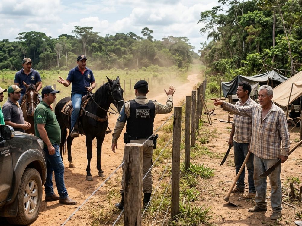 Acre cria comissão para coordenar ações em conflitos fundiários