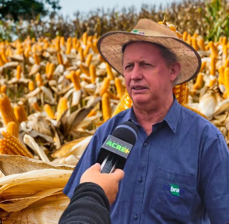 Durante a Expo Plácido, especialista orienta produtores sobre manejo do solo e escolha das cultivares de milho