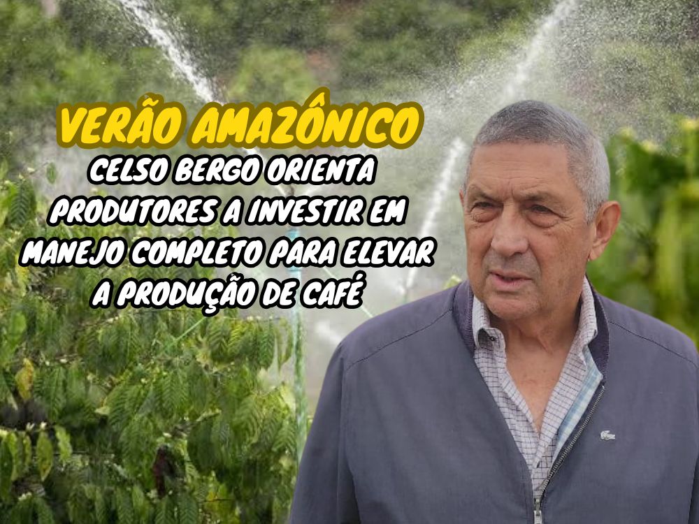 “Irrigação é aliada da cafeicultura, mas não faz milagres”, destaca pesquisador da Embrapa-AC