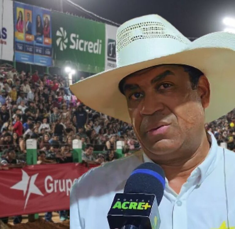 Pepeu Santos estreia no Rodeio da Expoacre e se encanta com receptividade do público acreano