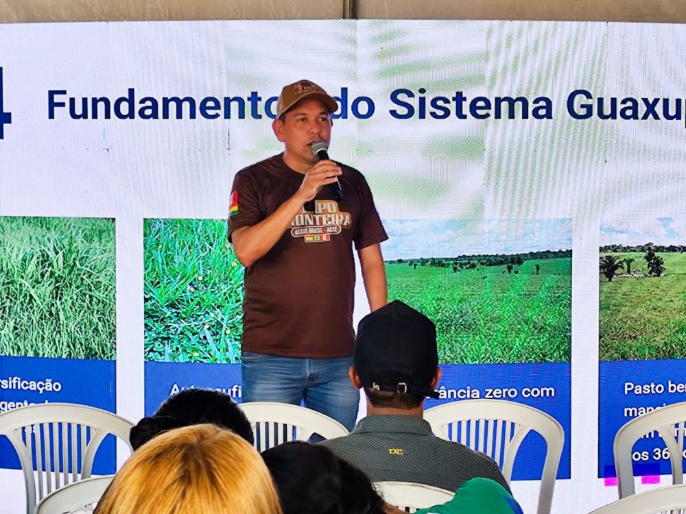 Empreendedorismo: Prefeito incentiva estudantes a enxergar propriedade rural como negócio em Assis Brasil
